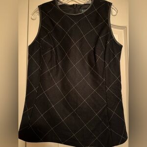 Ralph Lauren Black with Cream with Leather Accents. Fully lined.